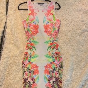 GUESS Halter, floral dress